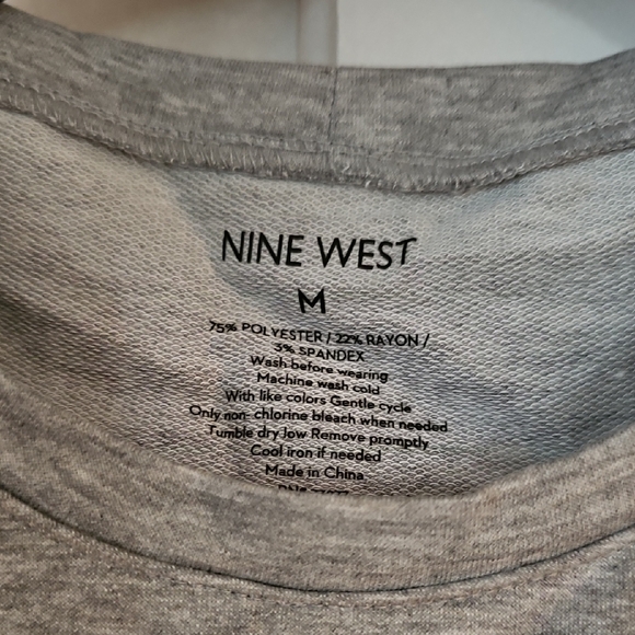 Nine West Asymmetrical Gray Dress - Picture 2 of 4